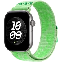 Apple Watch 49/46/45/44mm Green Spark prevliekací športový remienok Nike - Remienky