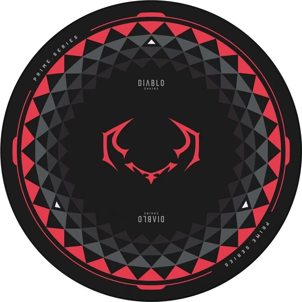 Diablo Chairs podložka pod stoličku čierno-červená - Podložky pod stoličky - Hlavný obrázok