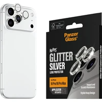PanzerGlass Hoops ochranné kroužky Apple iPhone 18 Pro/Pro Max třpytivě stříbrné - Ochranné fólie a sklo