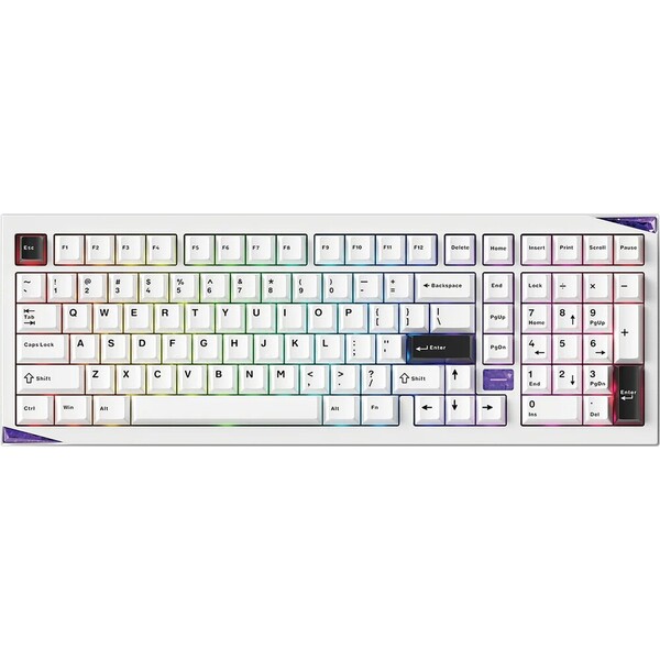 E-shop Akko Mineral 02 VIA Akko Stellar Rose bezdrôtová herná klávesnica (US) biela