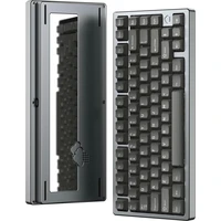 Wobkey Rainy 75 RT Lite TTC KOM RGB herná klávesnica (US) strieborná - Klávesnice