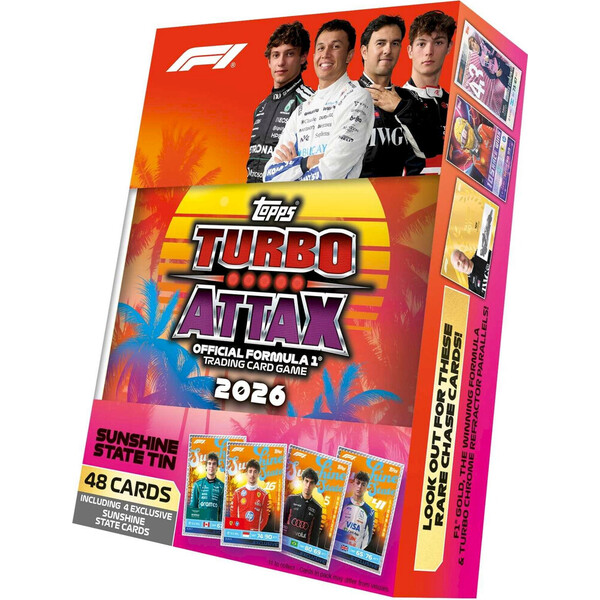 Topps Formula 1 2026 Turbo Attax - Mega Tin - Karty Formula 1 - Obrázok d_e402eec68a82416bbf6980edda7618f7