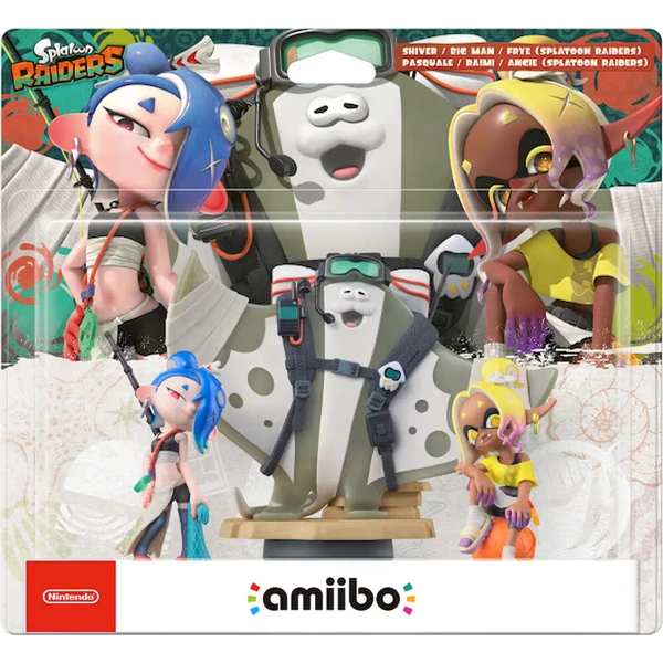 Figúrky amiibo Splatoon Raiders Shiver, Frye a Big Man - Figúrky - Hlavný obrázok