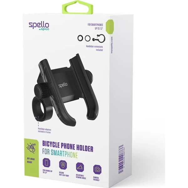 Spello držiak na bicykel pre telefóny až do 7,2” čierny - Držiaky - Obrázok d_e4967dcd137b4b56be53a9ce2e64dd37
