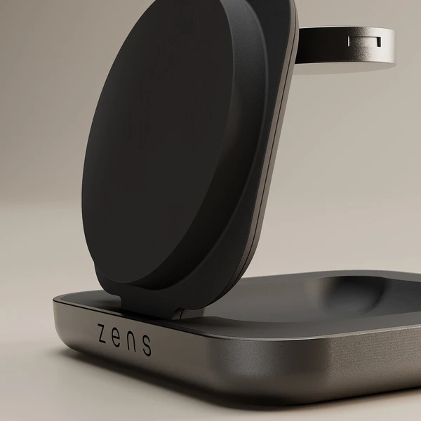 ZENS Nightstand Charger Pro 2 MagSafe/Qi2 2v1 skladacia nabíjačka (15W) čierna - Nabíjačky - Obrázok d_e4c7fc6532b0432abcaf7222ab9b1516