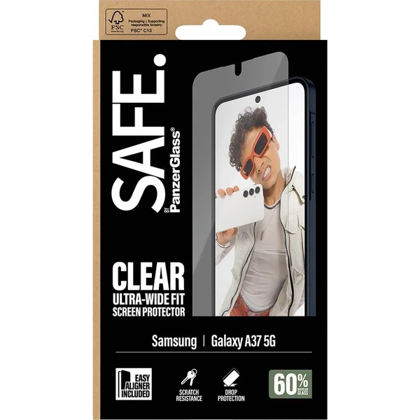 PanzerGlass® SAFE sklo s instalačným rámčekom Samsung Galaxy A37 - Ochranné fólie a sklo - Obrázok d_e5409716021c4f8eb62d179205f52340