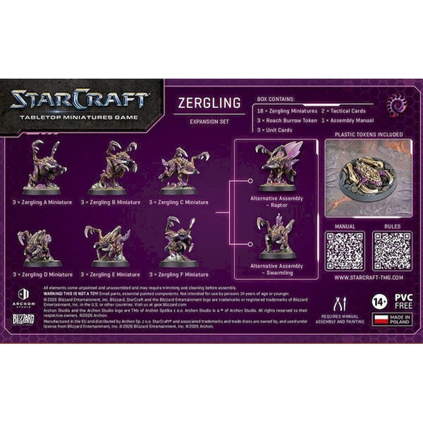 StarCraft The Miniatures Game - Zergling - Zerg - Expansion Set - EN - Stolové hry - Obrázok d_e5728ba5717e4ad2be5e73cef575f619