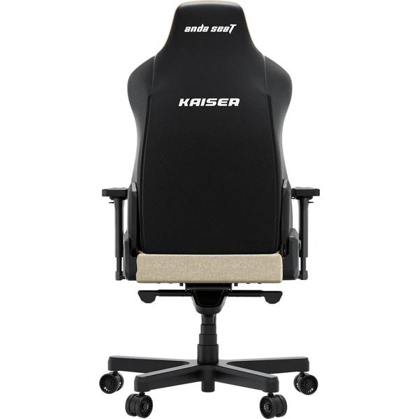 Anda Seat Kaiser 3E XL látkové herné kreslo béžové - Stoličky - Obrázok d_e591e947946e4818a9143e54d042b78a