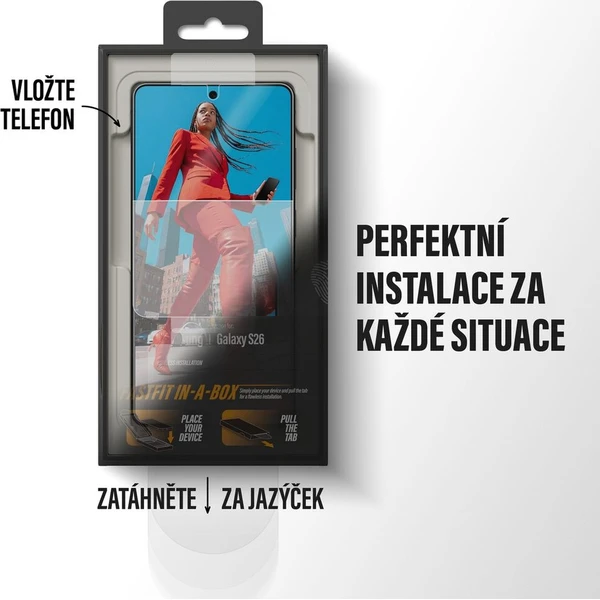PanzerGlass® Ultra-Wide Fit sklo s bezprašným aplikačným boxom Samsung Galaxy S26 - Ochranné fólie a sklo - Obrázok d_e60b62a5154244d09994c0fe0228de9f