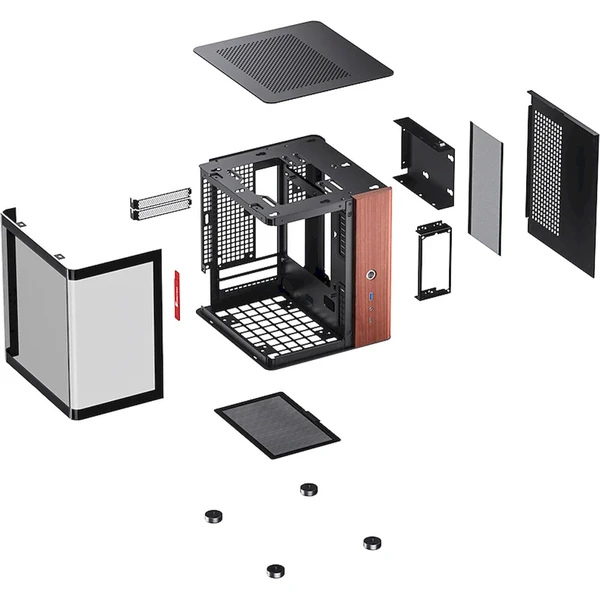 Jonsbo TK-0 Mini-ITX čierna - Počítačové skrine - Obrázok d_e658b3267f494238a654263c15b12028