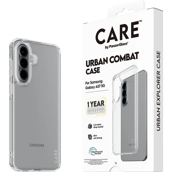 PanzerGlass® CARE Urban kryt Samsung Galaxy A57 priehľadný - Puzdra - Hlavný obrázok