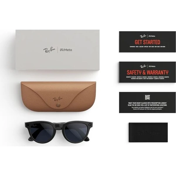 Meta RAY-BAN Headliner Gen2 (Štandardné) inteligentné lesklé okuliare (stmavovanie - číre/safírové)  - AR okuliare - Obrázok d_e69fbf3cb2b94d3a8c8d397f7af74064
