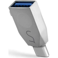 iWant USB-C /USB-A redukcia na kľúče strieborná (2.gen) - Káble a redukcie
