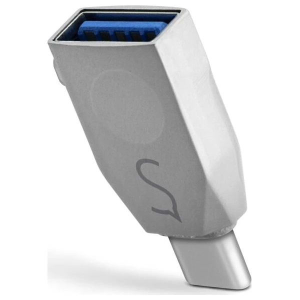 iWant USB-C /USB-A redukcia na kľúče strieborná (2.gen) - Káble a redukcie - Hlavný obrázok