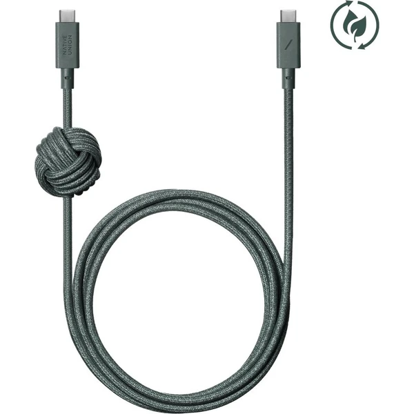 Native Union Anchor Cable USB-C/USB-C kábel, 240W, 3m zelený - Káble a redukcie - Obrázok d_e71b4482a62d4c9cb7fbf968b79ee4a0