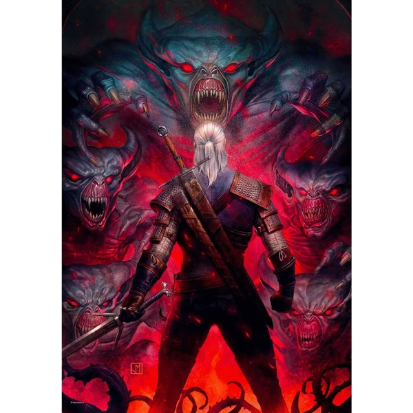 Komiksová hádanka: The Witcher (Wiedźmin) Corvo Bianco (1000) - Puzzle - Obrázok d_e74fd9c345dd450ab8bf8bee53c7f77a