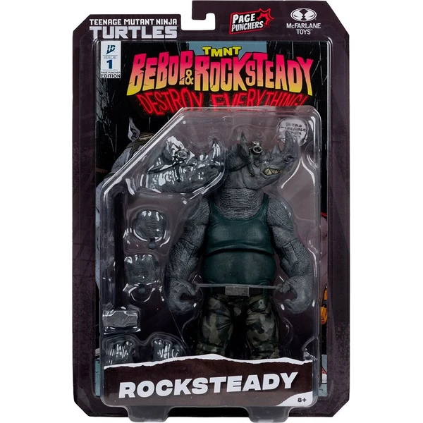 Akčná figúrka McFarlane Toys TMNT Page Punchers - Rocksteady 17 cm - Figúrky - Obrázok d_e771407ee28c4c93a2ebcc2c29b95eab