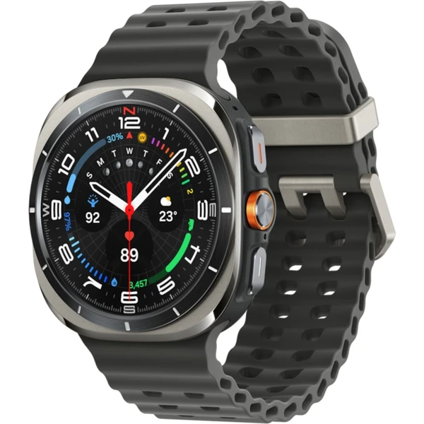 Samsung Galaxy Watch Ultra (2025) LTE strieborný titán - Inteligentné hodinky - Hlavný obrázok