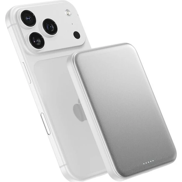 iWant by Epico UltraPack Qi2 25W Slim 5000mAh hliníková Mag+ bezdrôtová powerbanka strieborná - Powerbanky - Obrázok d_e8b63ffe9ac84042a8924b0fa297054b