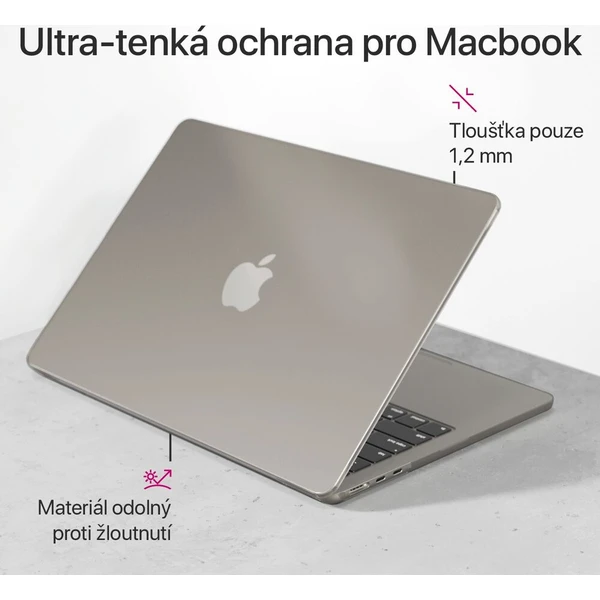 iWant Slim kryt pre MacBook Pro 14" M1/M2/M3/M4/M5 matne priehľadný - Puzdra - Obrázok d_e8e6679b8b634a22a8e7a700b94e1e5f