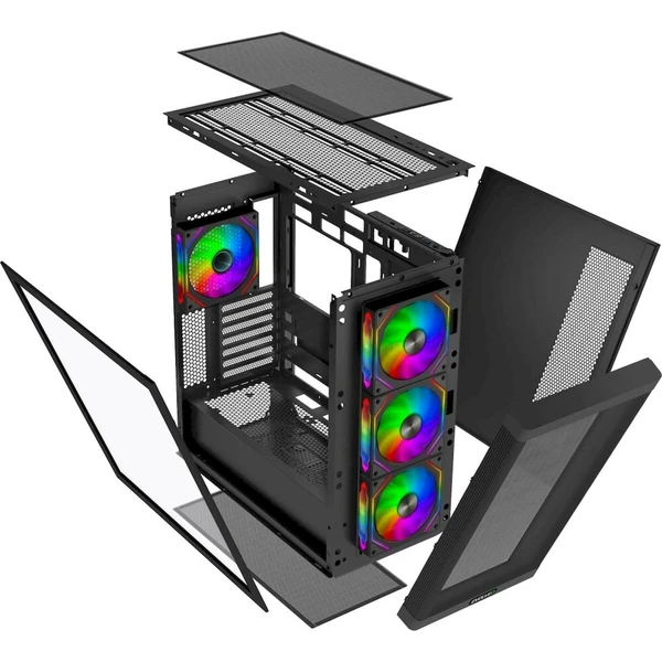 EVOLVEO Scorpio 4x ARGB - Počítačové skrine - Obrázok d_e915f2c9ac4e4bde8228303a8963d239