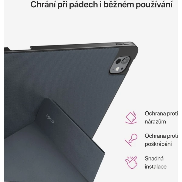 iWant od Epico SolidWoven Flip kryt pre iPad Pro 12,9"/Air 13" čierny - Puzdra - Obrázok d_e96c58bf03ba41f1ae743263990811e3
