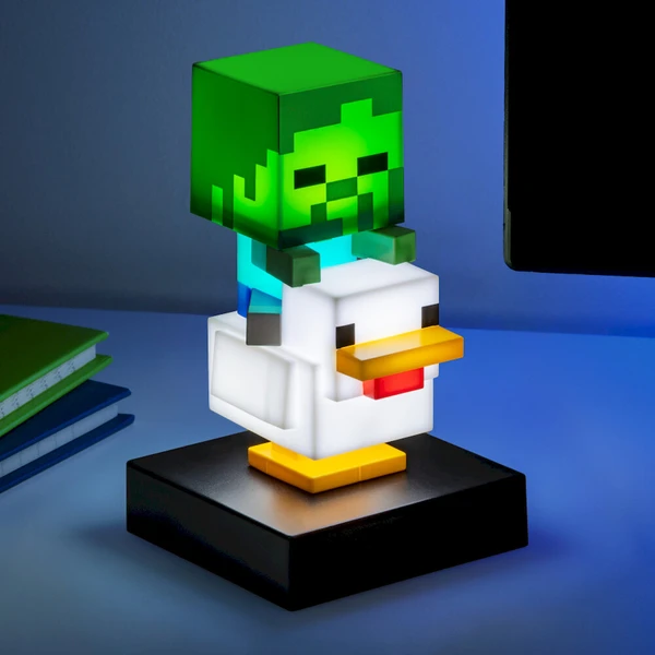 Lampička Icon Light Minecraft - Chicken Jockey - Lampičky - Obrázok d_e977e09b9e69417d8bb17a9c904e4968