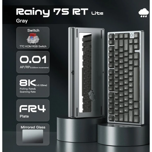 Wobkey Rainy 75 RT Lite TTC KOM RGB herná klávesnica (US) strieborná - Klávesnice - Obrázok d_e9842f2549a44b05bcda55b0575412e6