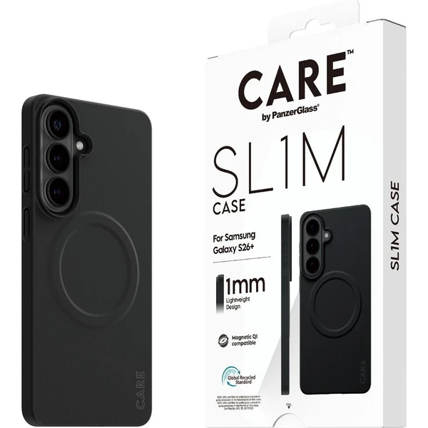 PanzerGlass® CARE SL1M Qi kryt Samsung Galaxy S26+ čierny - Puzdra - Hlavný obrázok