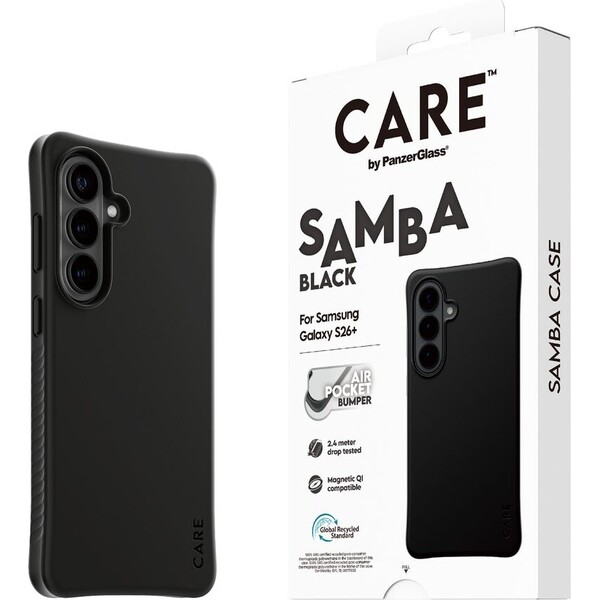 E-shop PanzerGlass® CARE Samba Qi kryt Samsung Galaxy S26+ čierny/biely