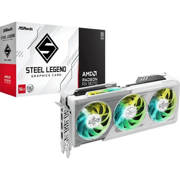 ASRock VGA AMD Radeon RX 9070 Steel Legend 16GB OC - Grafické karty - Obrázok d_ea0379869293461d8f2b714953f77443