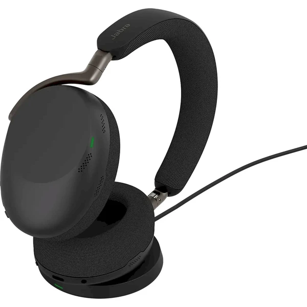 Jabra Evolve3 85 UC USB-C dongle s nabíjacím stojanom čierna - Slúchadlá - Obrázok d_ea12124dc41f4bbc87d62927614539ba