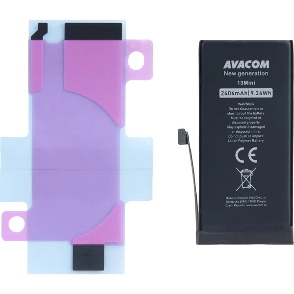 Avacom batéria pre Apple iPhone 13 mini, Li-Ion 3,88V 2406mAh - Batérie - Hlavný obrázok