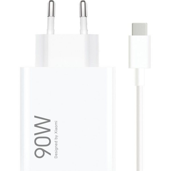 E-shop Xiaomi 90W HyperCharge Combo, USB-A adaptér s káblom biely