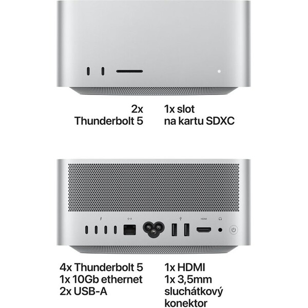 Apple Mac Studio / M5 Ultra / 96GB / 1TB / strieborný - Stolné počítače - Obrázok d_ea3ad61bb68e47fa8151332780cf36f3