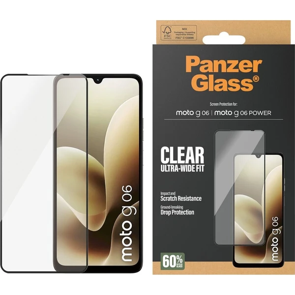 PanzerGlass® Ultra-Wide Fit sklo Motorola Moto G06/G06 POWER - Ochranné fólie a sklo - Obrázok d_ea3b1d65063e4262bd1100136605ccad