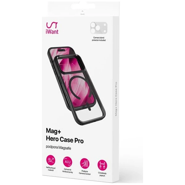 iWant Hero Pro Mag+ kryt pre iPhone 17 Pro + ochrana pre camera island čierna transparentná - Puzdra - Obrázok d_ea67d76c2ae24fd6bd32d690cea3fa4f