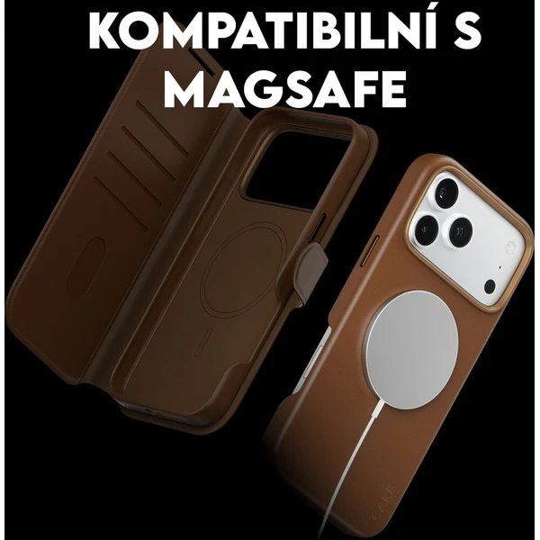 PanzerGlass CARE Tango 2v1 Wallet MagSafe pouzdro Apple iPhone 18 Pro Max/17 Pro Max hnědé - Puzdra - Obrázok d_eaf4ada7dd824ddc8cc3228381f533bf