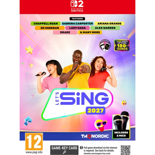 Let’s Sing 2027 + 2 mikrofóny (Game-key card)(Switch 2) - Hry na Nintendo Switch 2 - Hlavný obrázok