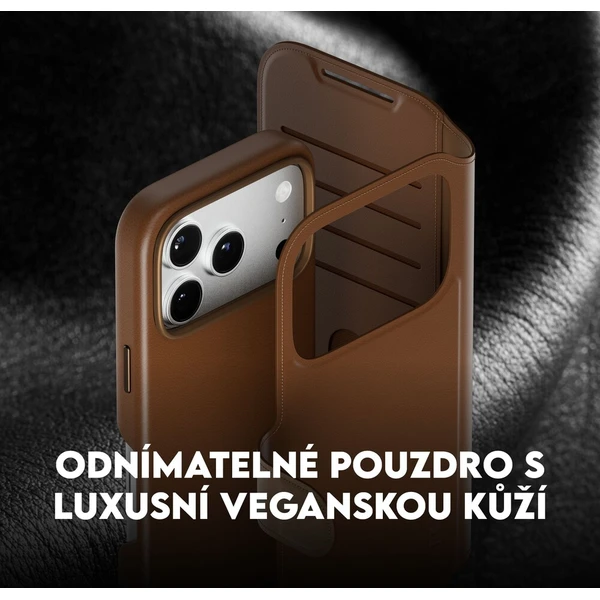 PanzerGlass CARE Tango 2v1 Wallet MagSafe pouzdro Apple iPhone 18 Pro/17 Pro hnědé - Puzdra - Obrázok d_eb36a246e69d45b786cdf85664f8157c