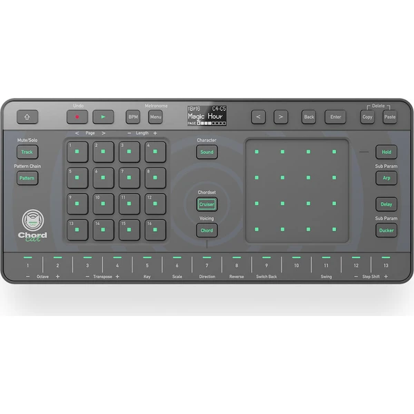 Pioneer DJ | AlphaTheta CHORDCAT groovebox šedý - Kontrolery - Hlavný obrázok