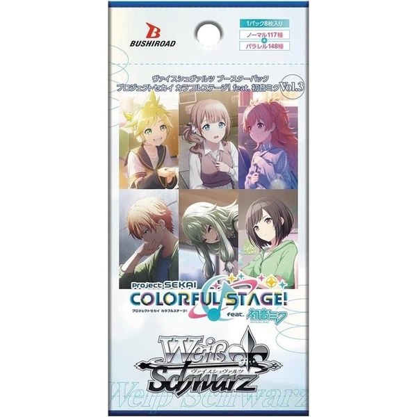Weiß Schwarz - Project Sekai Colorful Stage! Ft. Hatsune Miku Vol.3 Booster Japan - Weiss Schwarz TCG - Obrázok d_ec3b24ecc1914ccda9c002fd179a5230