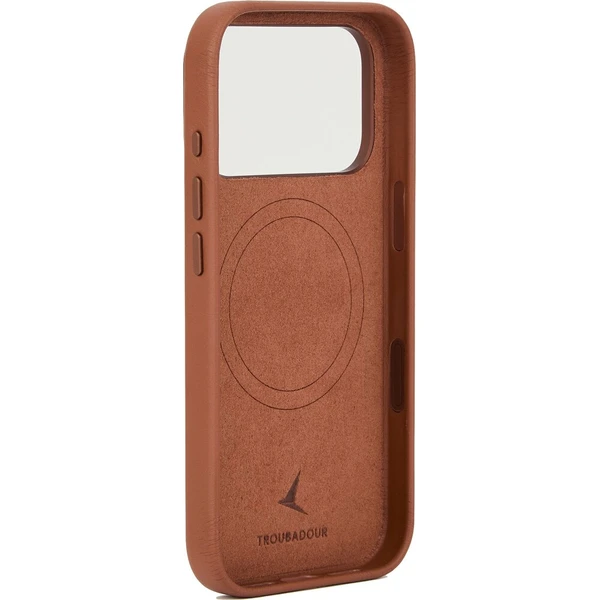 Troubadour Full Leather MagSafe kožený kryt iPhone 17 Pro/iPhone 18 Pro Tan - Puzdra - Obrázok d_ec635302a4a34033ac87187cda401cb3