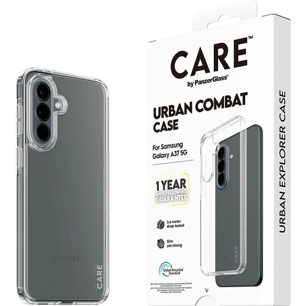 PanzerGlass® CARE Urban kryt Samsung Galaxy A37 priehľadný - Puzdra - Hlavný obrázok
