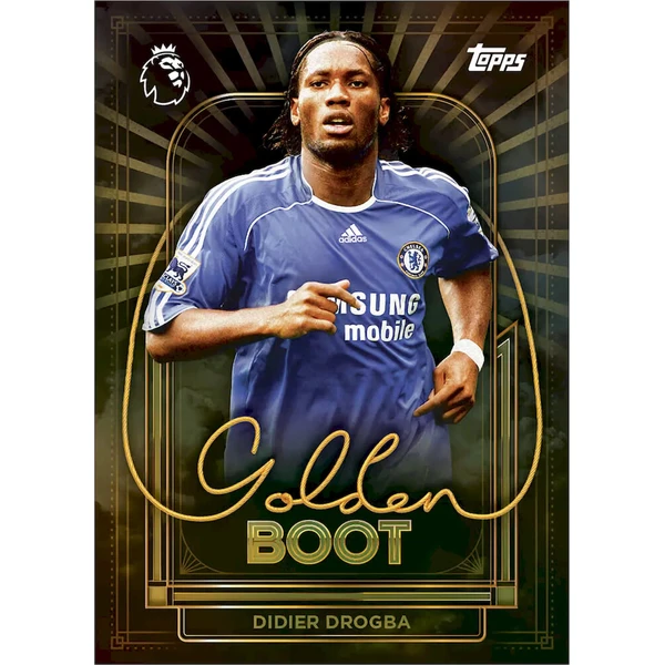 Topps Flagship Premier League 2026/27 Trading Cards - Golden Boot Tin - Futbalové karty - Obrázok d_ed55efb28e4b48df84f0caa11b414398