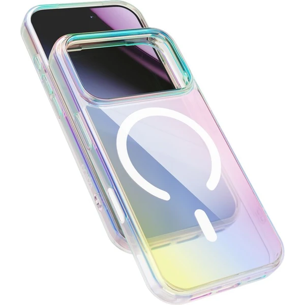 Epico Holographic Hero Mag+ MagSafe/Qi2 kryt iPhone 17 Pro Max/18 Pro Max holografický - Puzdra - Hlavný obrázok