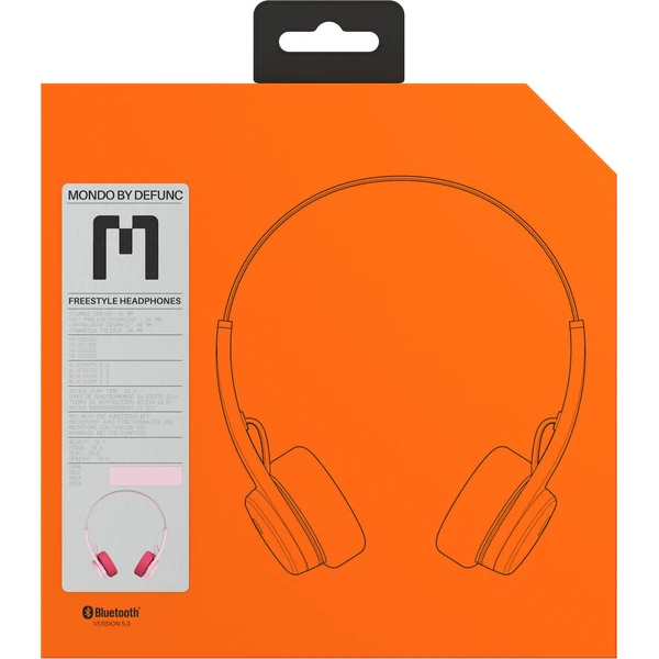 Mondo Freestyle On-Ear bezdrôtové slúchadlá ružové - Slúchadlá - Obrázok d_ee47efb32a4446a5afe806d8d4b3efd5