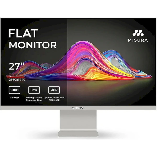 MISURA M2741QKAS monitor 27" stříbrný - Monitory - Hlavný obrázok