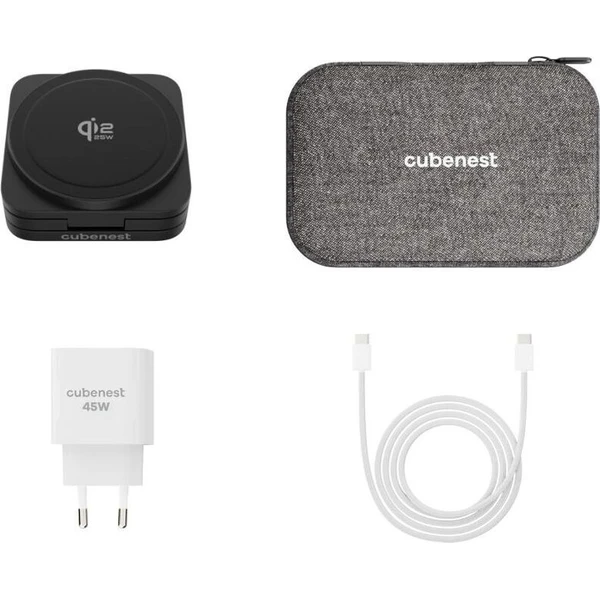 Cubenest SQ312 Ultra Qi2.2 (MagSafe) 3v1 nabíjačka (35W) čierna - Nabíjačky - Obrázok d_ee92760292a946439db5943022d6d6e6