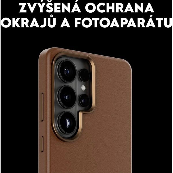 PanzerGlass® CARE SOLO Qi kryt z vegánskej kože Samsung Galaxy S26 Ultra hnedý - Puzdra - Obrázok d_eeafe742c5214e859c9e207e26e37505